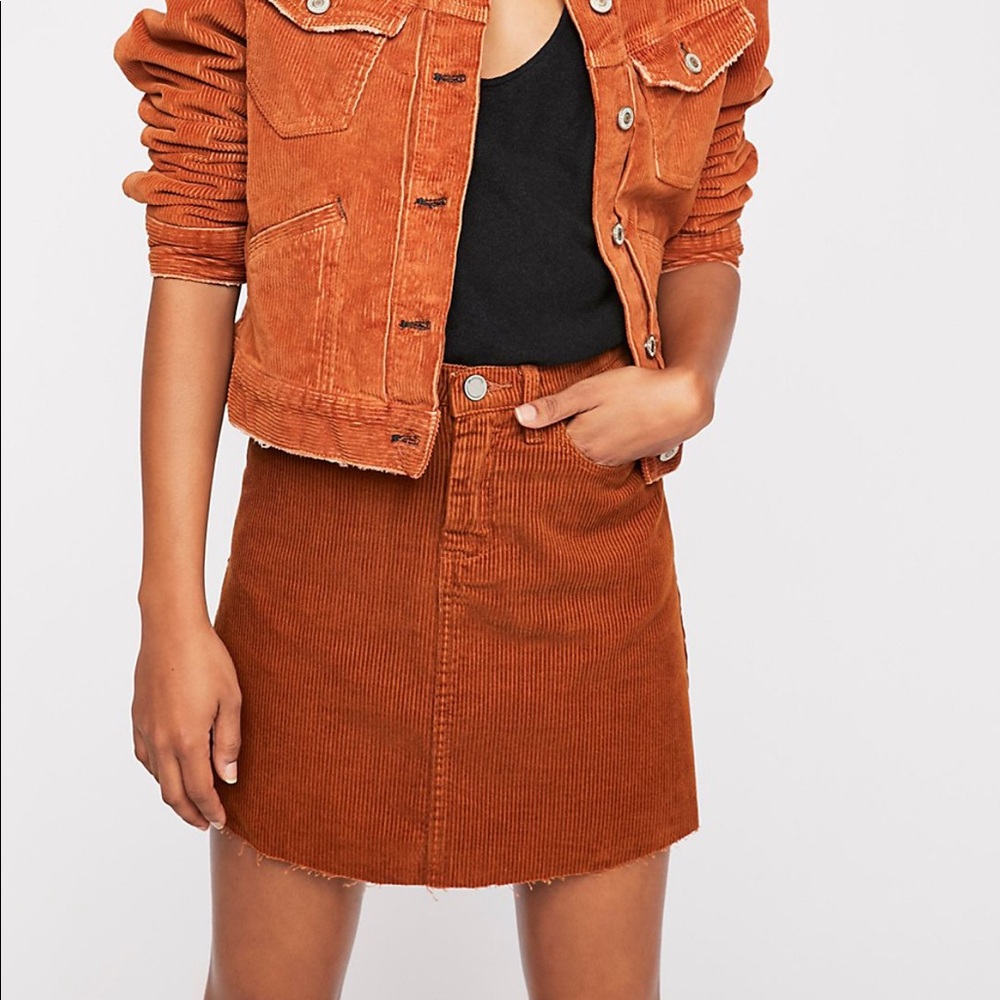 Blank NYC Clockwork skirt size 27 copper